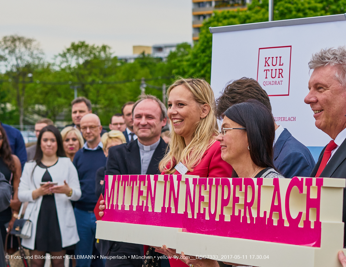 11. Mai 2017 - Grundsteinlegung für die LOGE und dem Kulturquadrat in Neuperlach